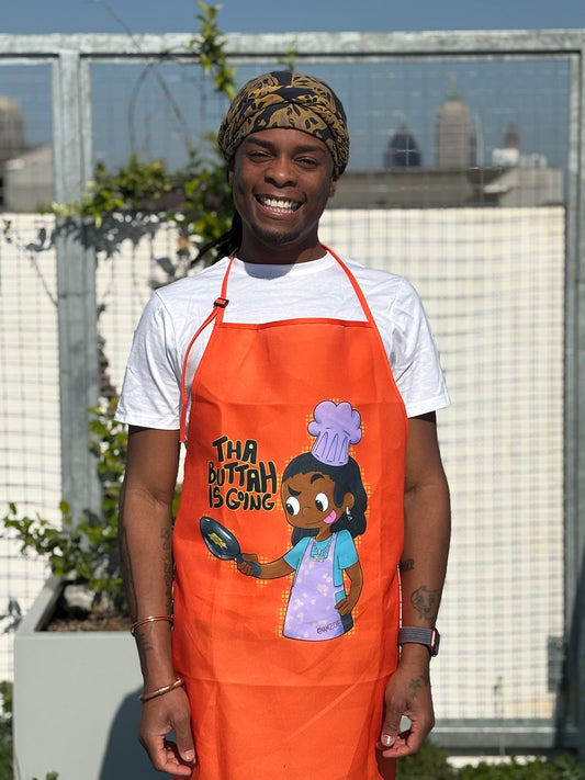 Tha Buttah Is Going (Cartoon Apron)